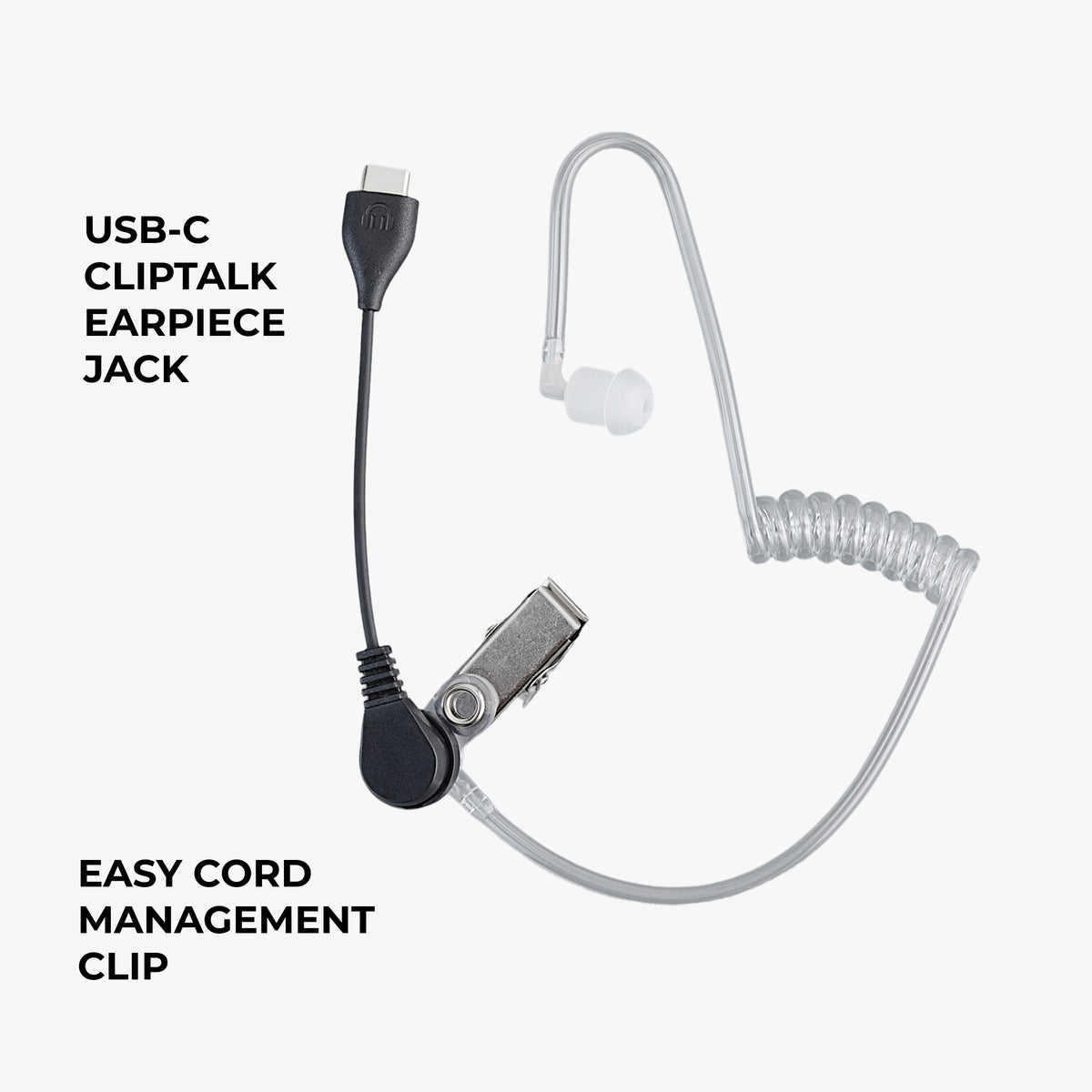 Surveillance Earpiece For ClipTalk - CH03