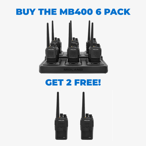 MB400 BizTalk® Radio 6-Pack + 2 FREE - MB400X6BONUS2