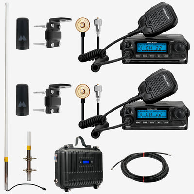MicroMobile® GMRS 50-Watt Radios and Waterproof Repeater Bundle - MXR500AG