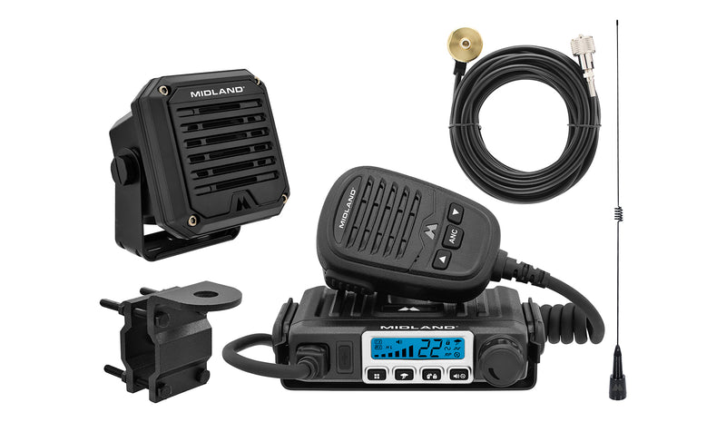 MicroMobile® GMRS 15-Watt Radio and Speaker Bundle - MXT115SPVP