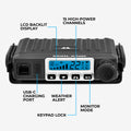 MXT115AGVP3 15W MicroMobile GMRS Two-Way Radio | Farm Tractor Bundle