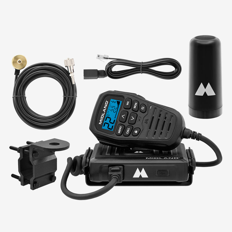 MXT275 MicroMobile® GMRS 15-Watt Two-Way Radio Bundle - MXT275VP4