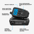 MXT295 PRO 15W MicroMobile GMRS Two-Way Radio