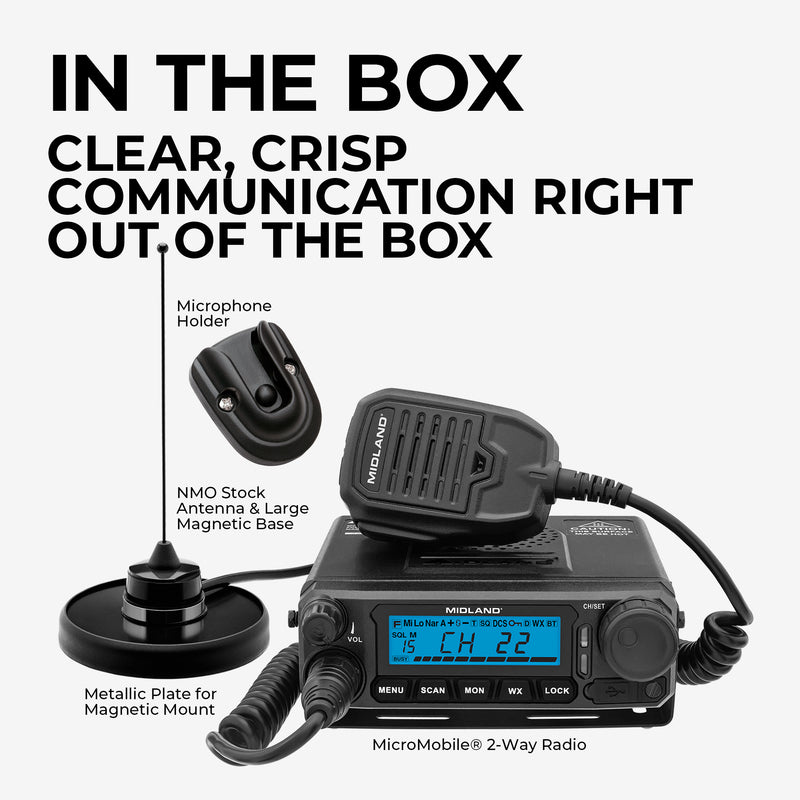 MXT500 MicroMobile® GMRS 50-Watt Two-Way Radio - MXT500