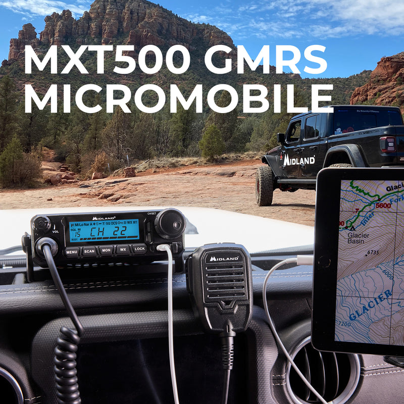 Free Speaker Bundle 50-Watt Two-Way Radio with Lip Mount Antenna -  MXT500VP3SP