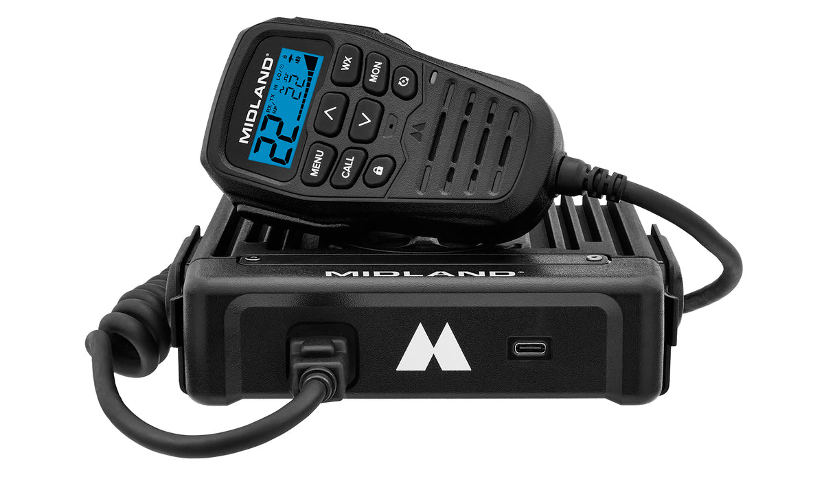 MXT575 MicroMobile® GMRS 50-Watt Two-Way Radio - MXT575VP4-WHIP