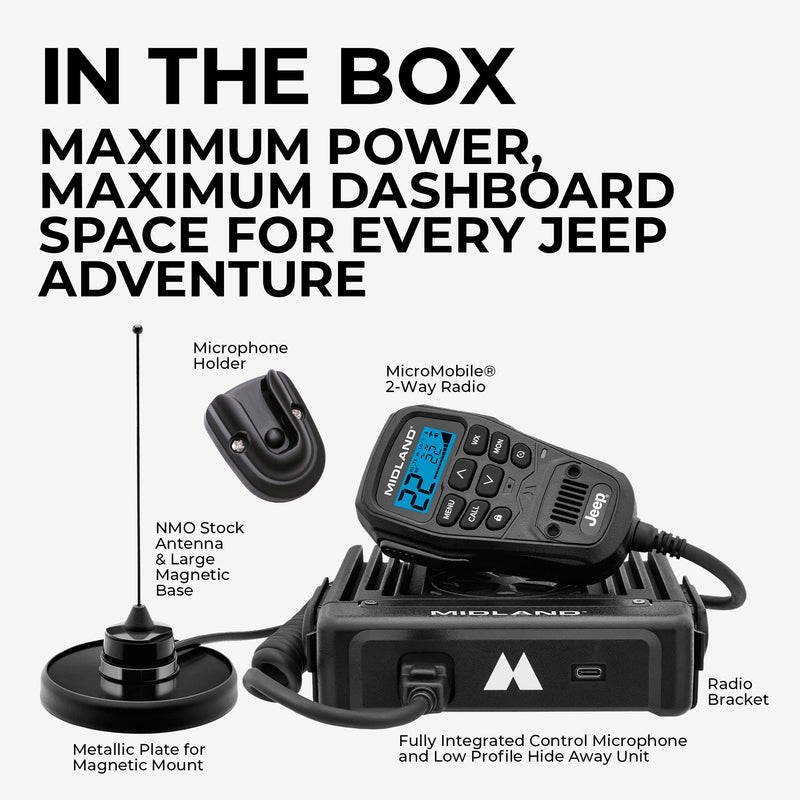 MXT575 MicroMobile® Jeep® GMRS 50-Watt Two-Way Radio - MXT575J