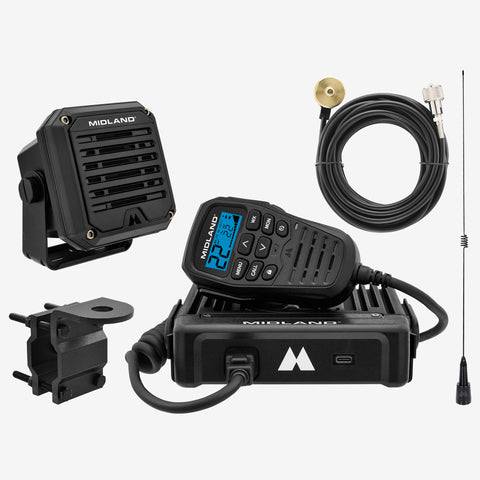 MicroMobile® GMRS 50-Watt Radio and Speaker Bundle - MXT575SPVP