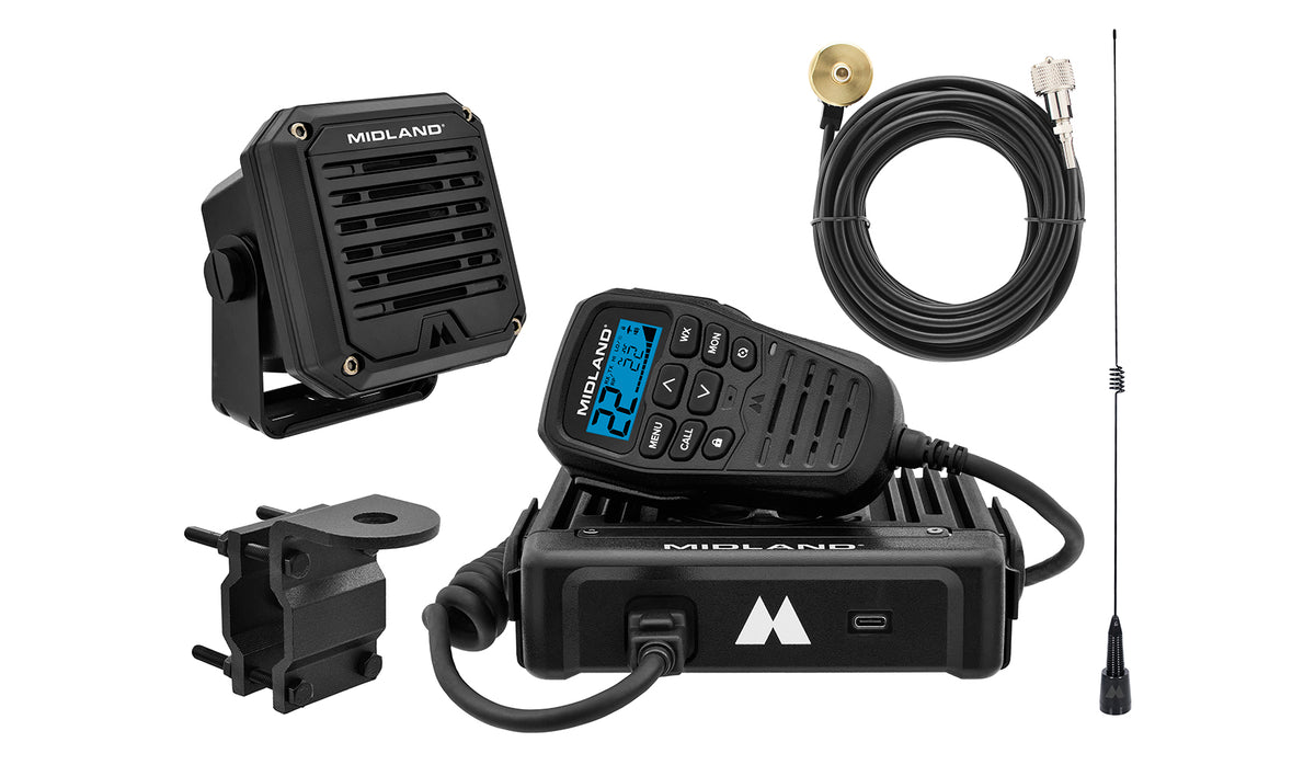 MicroMobile® GMRS 50-Watt Radio and Speaker Bundle - MXT575SPVP