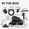 MXT575VP4‑WHIP 50W MicroMobile GMRS Two-Way Radio | Whip Bundle