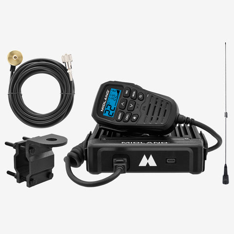 MXT575 MicroMobile® GMRS 50-Watt Two-Way Radio - MXT575VP4-WHIP