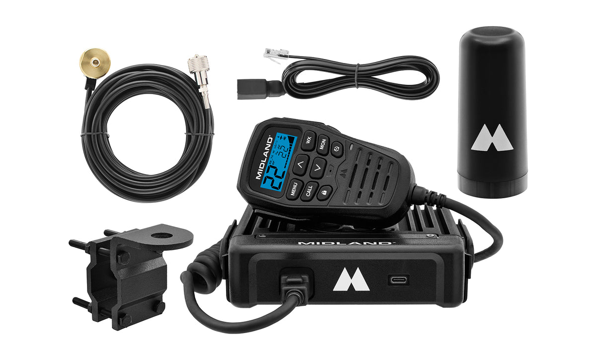 MXT575 MicroMobile® GMRS 50-Watt Two-Way Radio Bundle - MXT575VP4