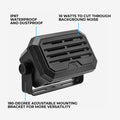 MXT275SPKM 15W MicroMobile GMRS Two-Way Radio | Range Runner Trail Kit