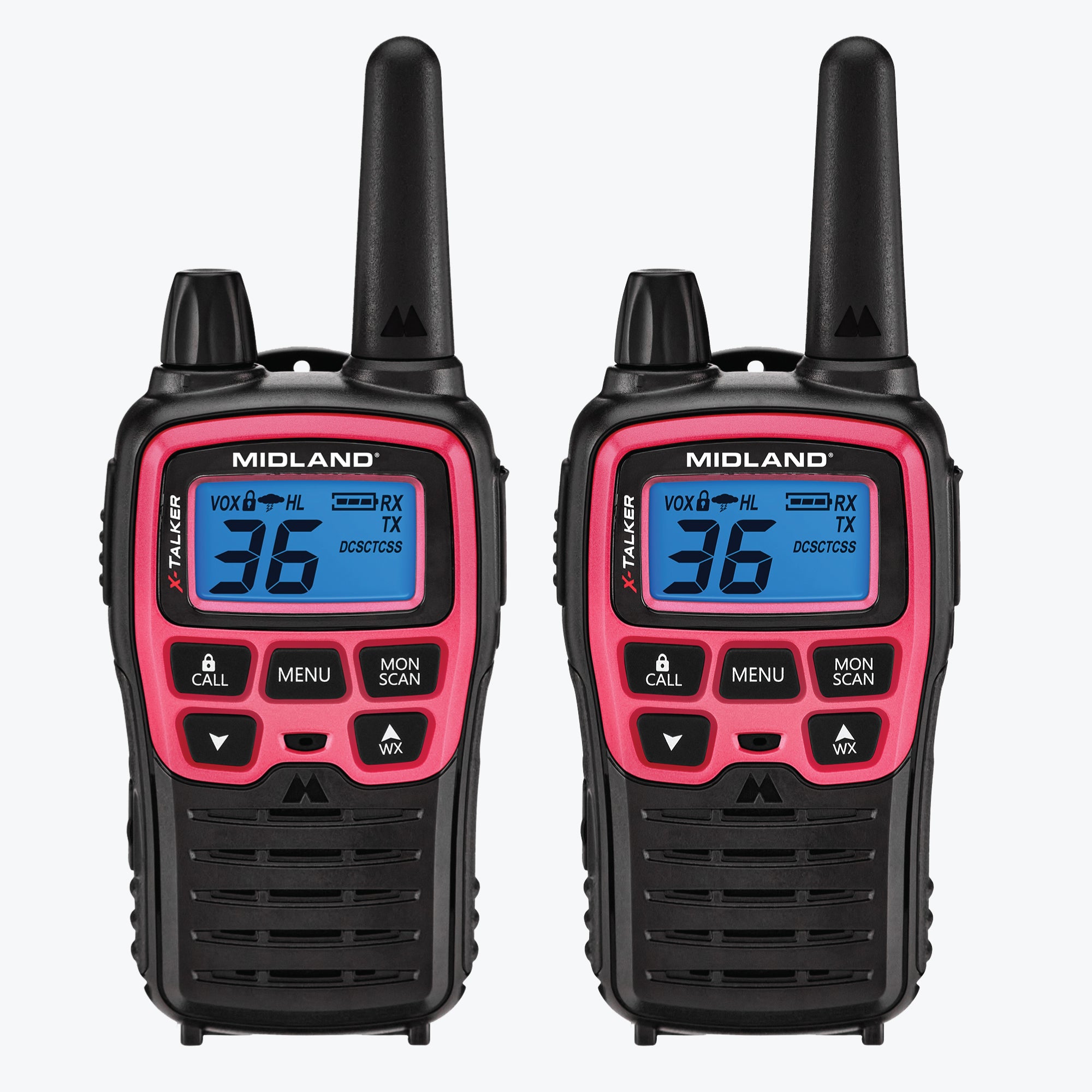 T71 X-TALKER® FRS Walkie Talkie 2-Pack Pink - T71PNK