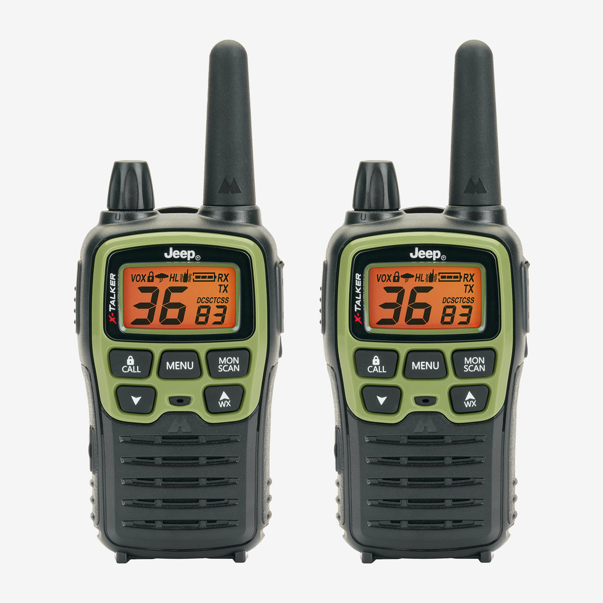 T77 X-Talker® Jeep® Two-Way Radio Bundle with Case - T77VP5J