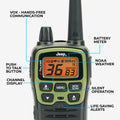 T77VP5 X-Talker Jeep Walkie Talkie Bundle - T77VP5