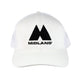 Midland Logo Mesh Back Snapback Hat - White