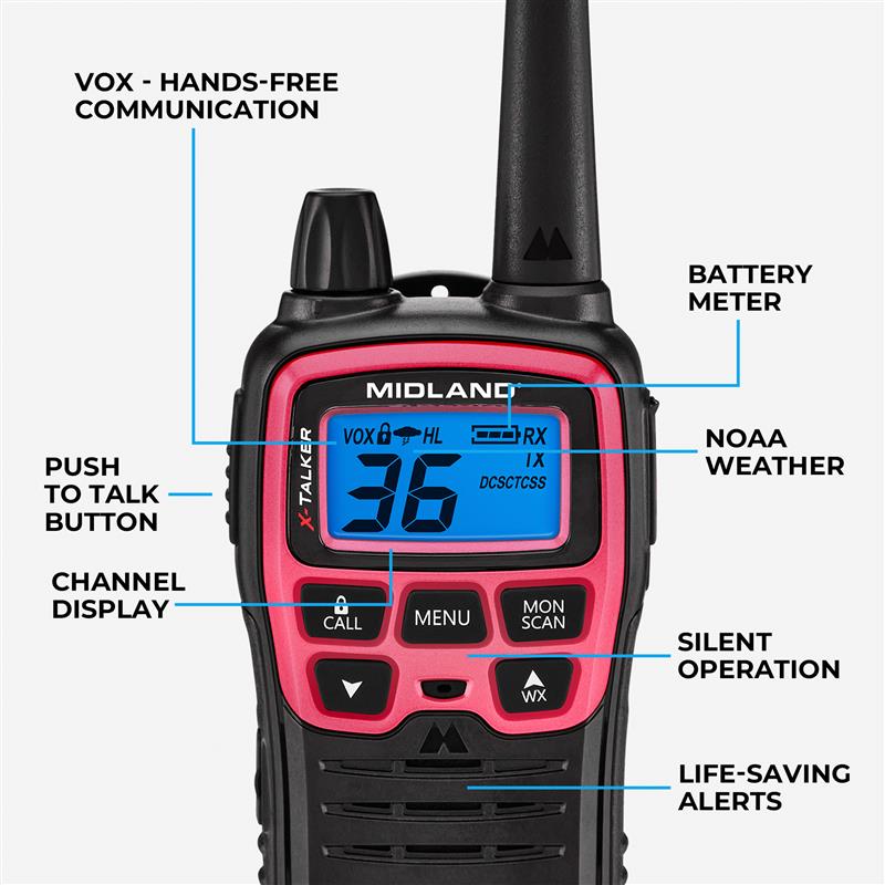 Midland X-Talker Two-Way Radios & Walkie Talkies for Sale – MIDLAND