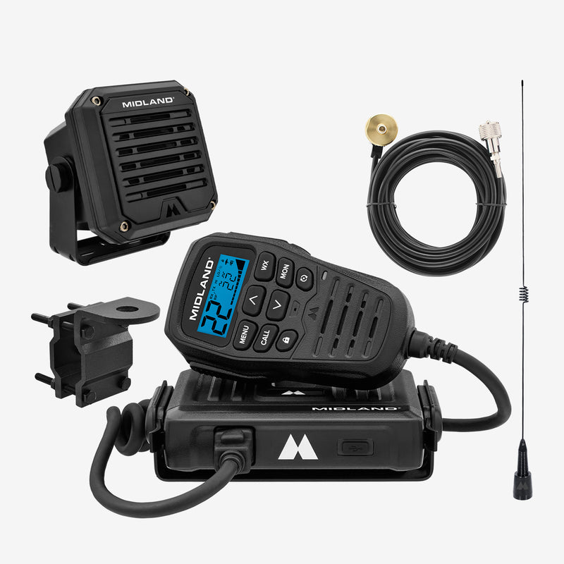 MicroMobile® GMRS 15-Watt Radio and Speaker Bundle - MXT275SPVP