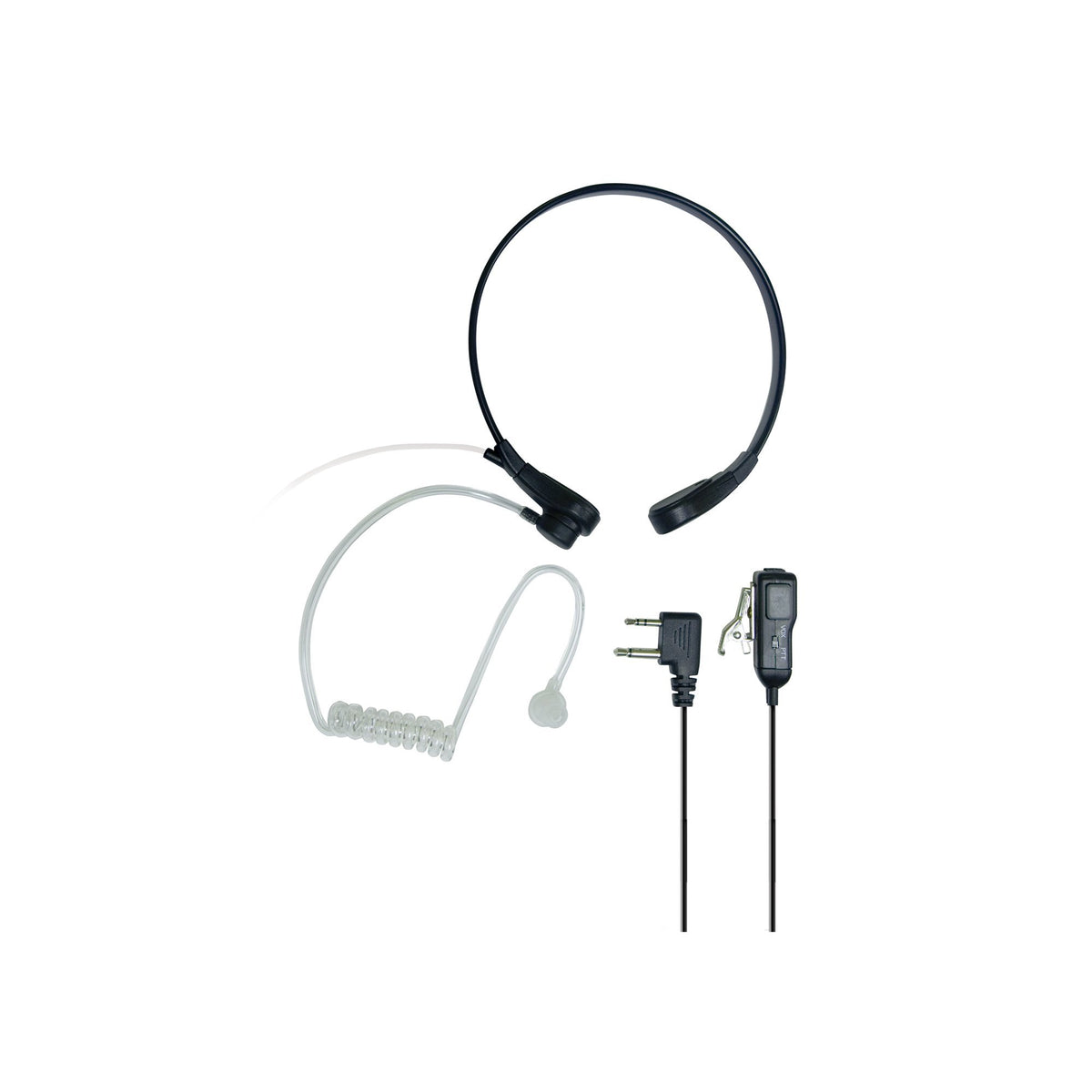Midland AVPH8 Acoustic Throat Microphone Headset