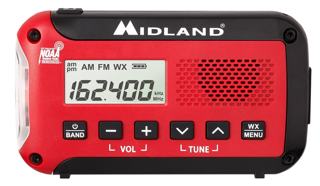 Midland ER10VP E+READY Battery Operated Weather Radio