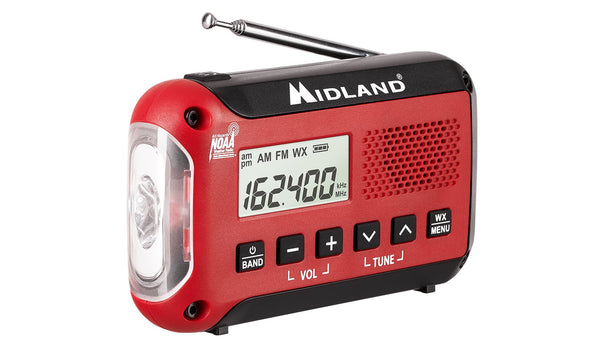 Midland ER10VP E+READY Battery Operated Weather Radio
