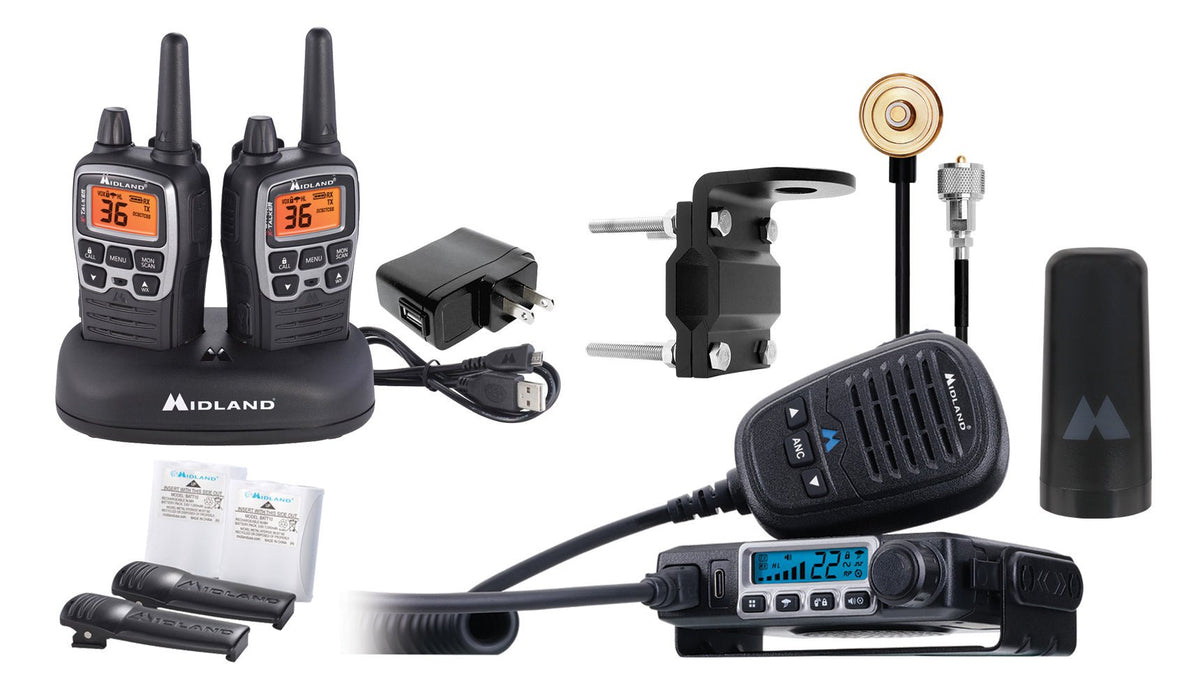 MicroMobile® X-Talker® FRS and GMRS Two-Way Radio Bundle - MXT71AGVP3