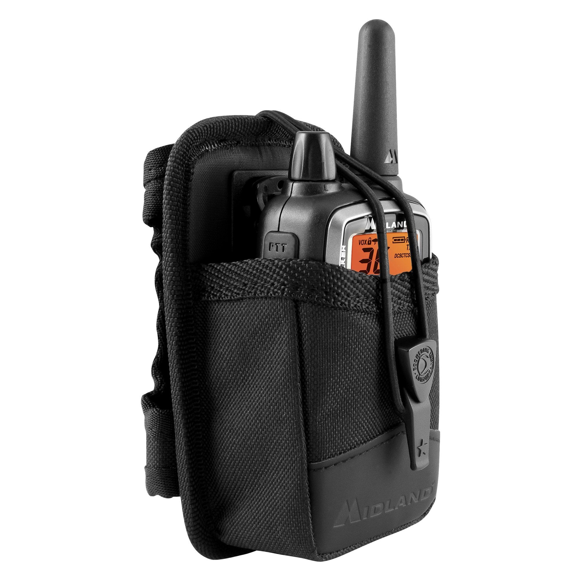 Housse pour talkie walkie G9 PRO+ noir et orange - Midland G9 PRO+