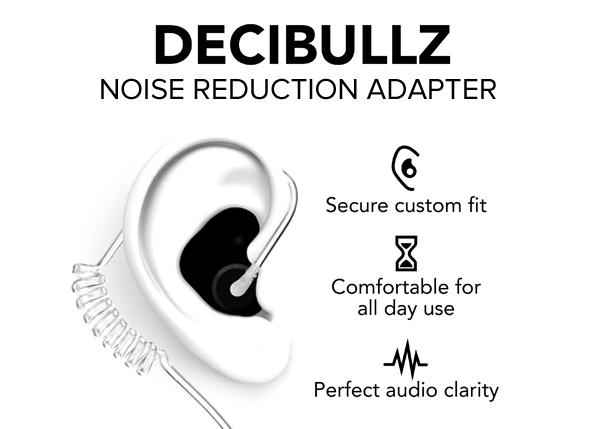 Noise Cancelling/Reduction Walkie Talkie Headset Adapter